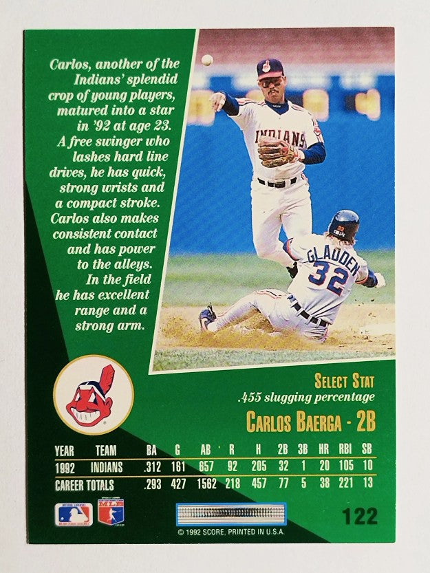 1993 Select #122 Carlos Baerga