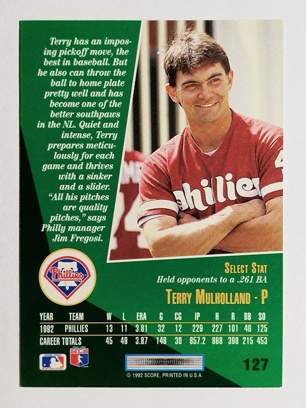 1993 Select #127 Terry Mulholland
