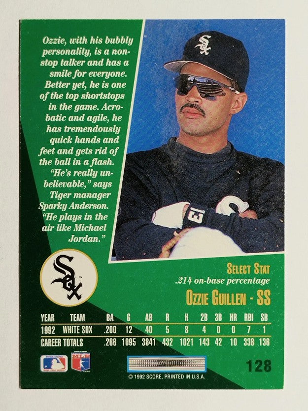 1993 Select #128 Ozzie Guillen