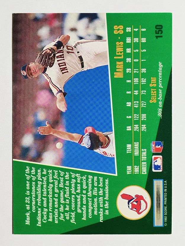 1993 Select #150 Mark Lewis