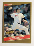 1986 Donruss Highlights #17 Roger Clemens