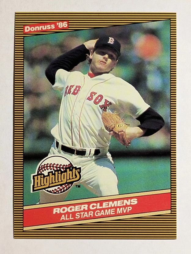 1986 Donruss Highlights #26 Roger Clemens
