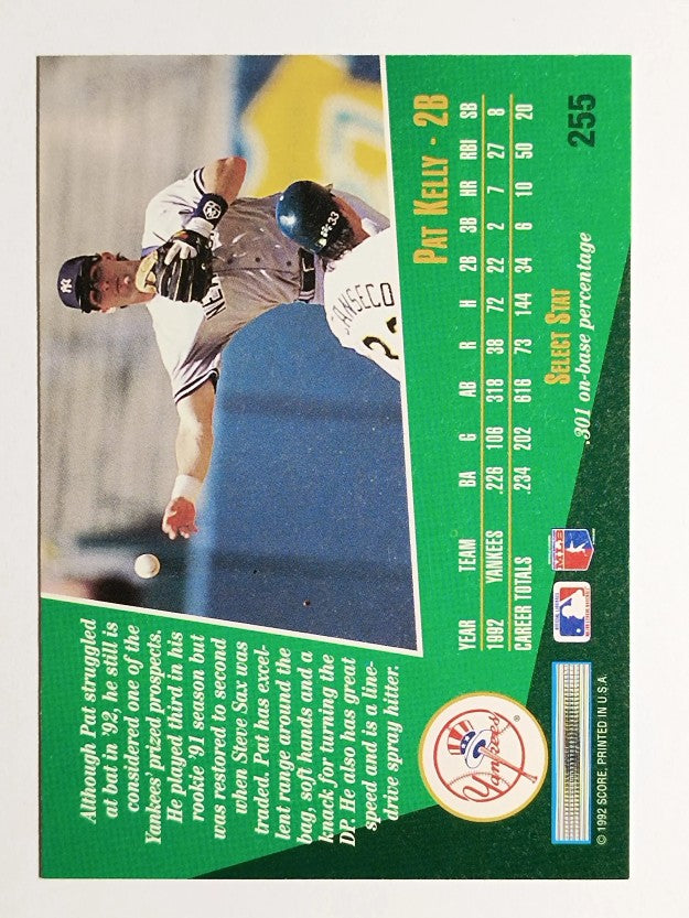 1993 Select #255 Pat Kelly