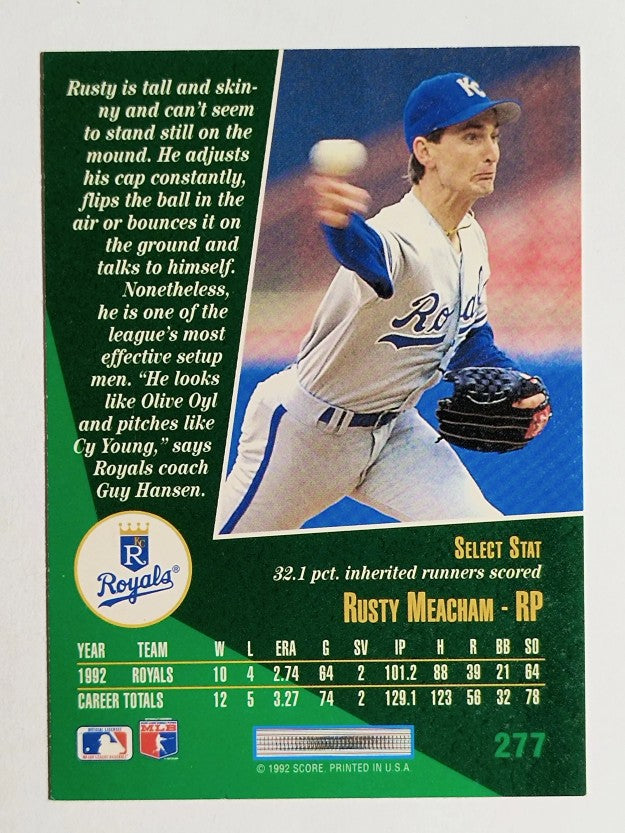 1993 Select #277 Rusty Meacham