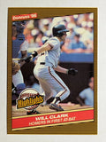 1986 Donruss Highlights #1 Will Clark