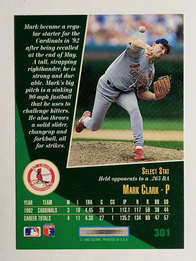 1993 Select #301 Mark Clark