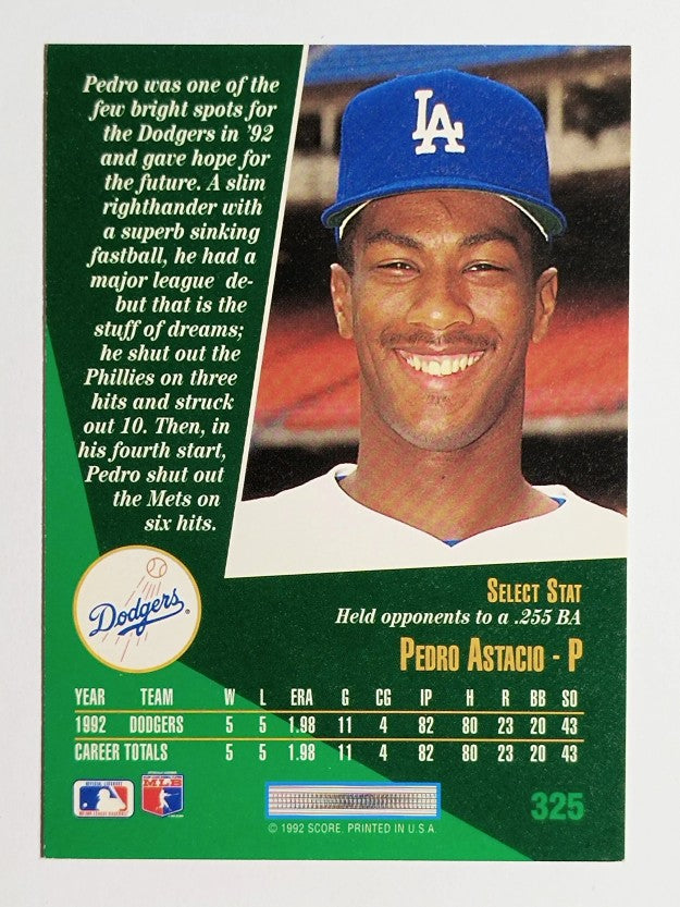 1993 Select #325 Pedro Astacio