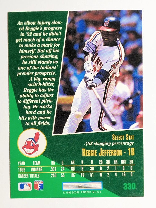 1993 Select #330 Reggie Jefferson