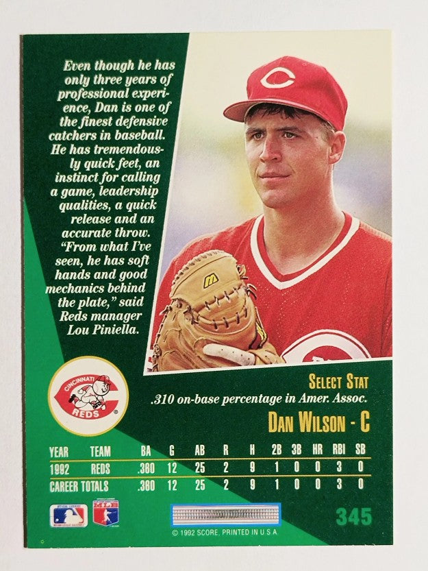 1993 Select #345 Dan Wilson