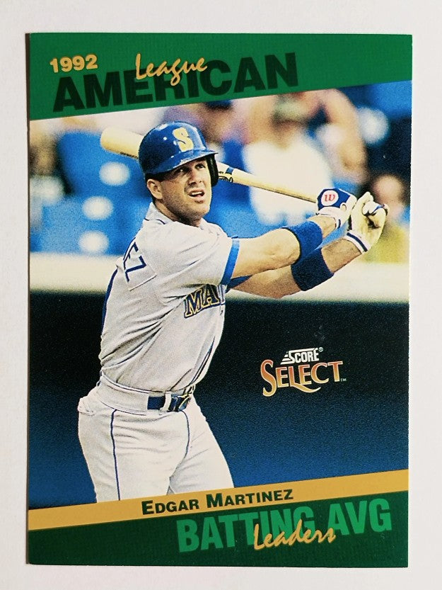 1993 Select Stat Leaders #1 Edgar Martinez