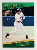 1993 Select Stat Leaders #47 Gary Sheffield