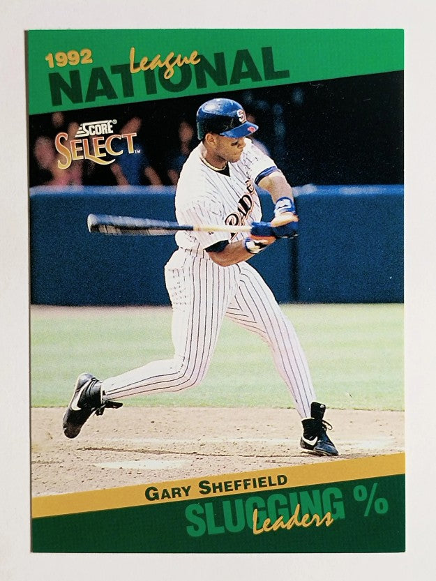 1993 Select Stat Leaders #47 Gary Sheffield