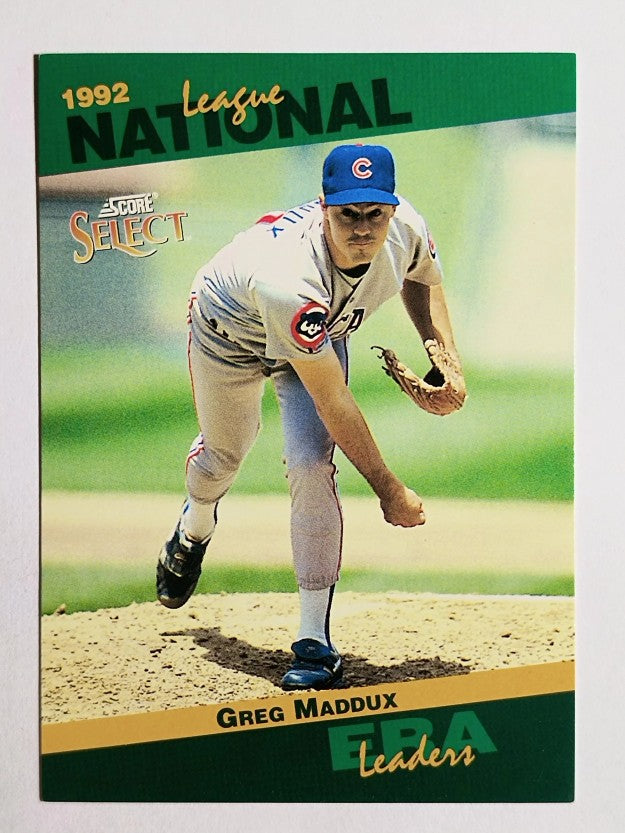 1993 Select Stat Leaders #84 Greg Maddux