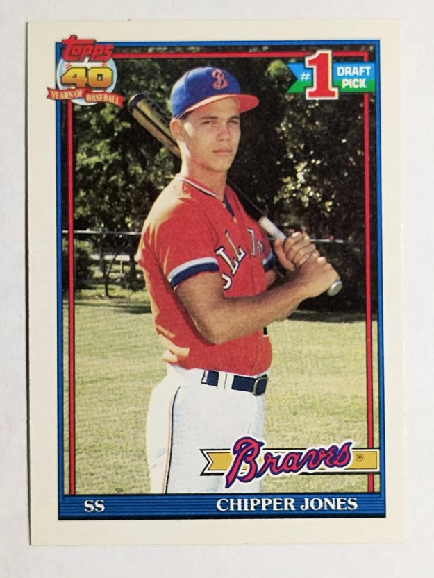 1991 Topps #333 Chipper Jones RC