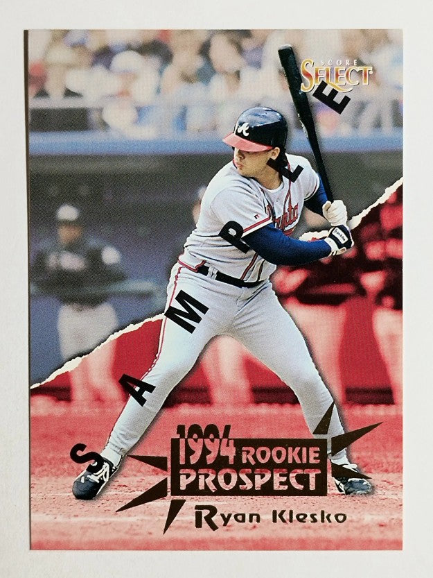 1994 Select Samples #197 Ryan Klesko/94 Rookie Prospect