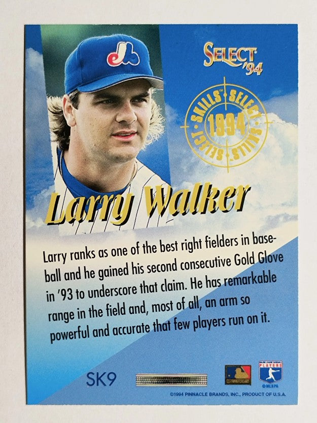 1994 Select Skills #SK9 Larry Walker