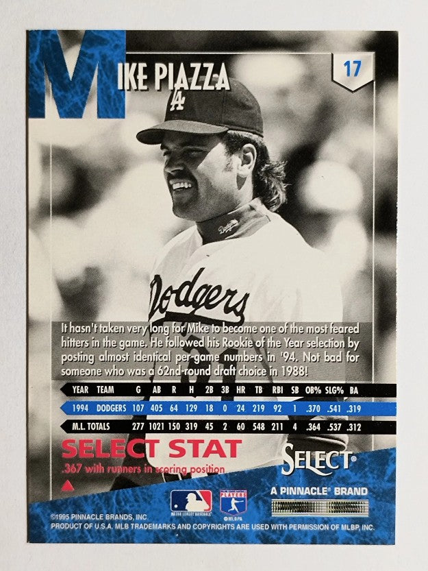 1995 Select #17 Mike Piazza