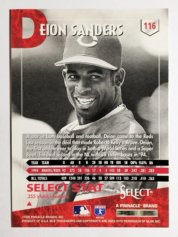 1995 Select #116 Deion Sanders