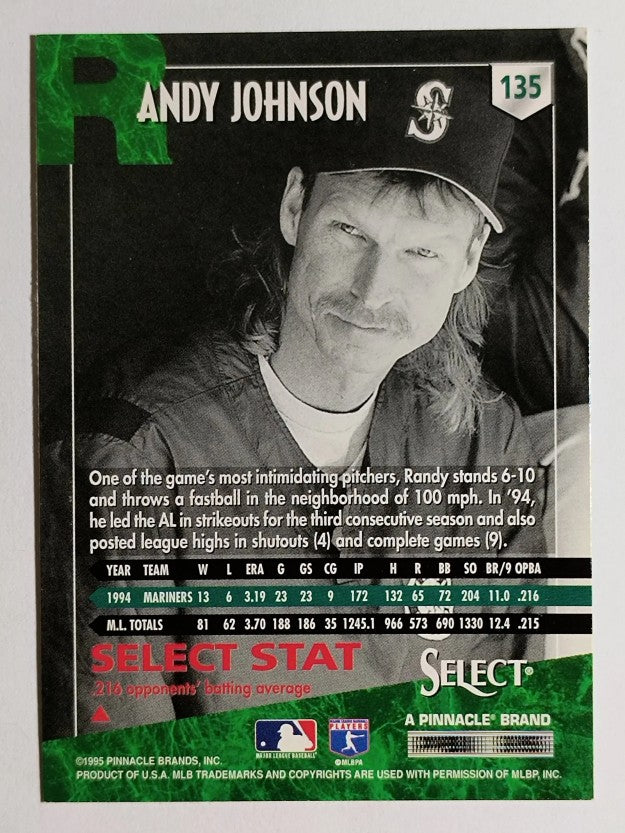 1995 Select #135 Randy Johnson