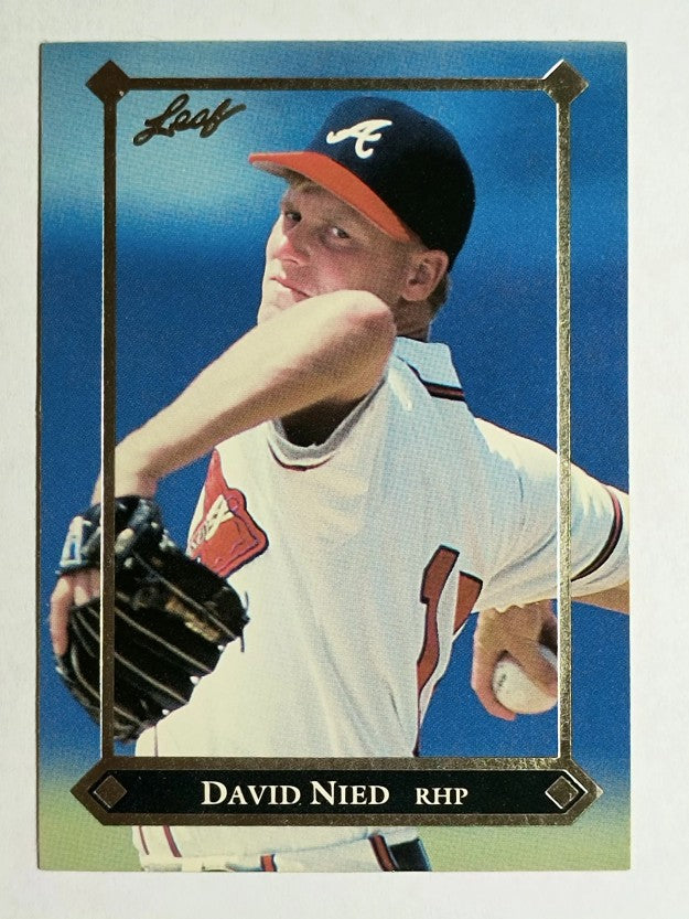 1992 Leaf Gold Rookies #BC10 David Nied