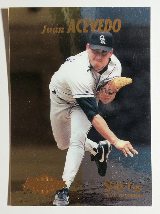 1995 Select Certified #130 Juan Acevedo RC