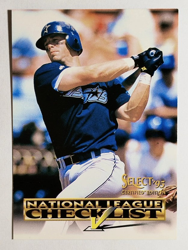 1995 Select Certified Checklists #4 Jeff Bagwell
