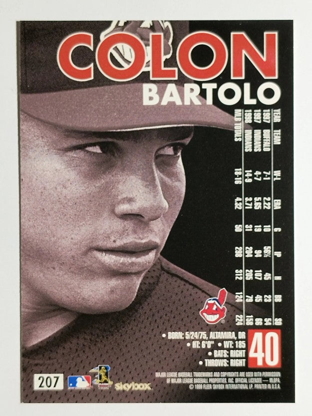1999 SkyBox Premium #207 Bartolo Colon