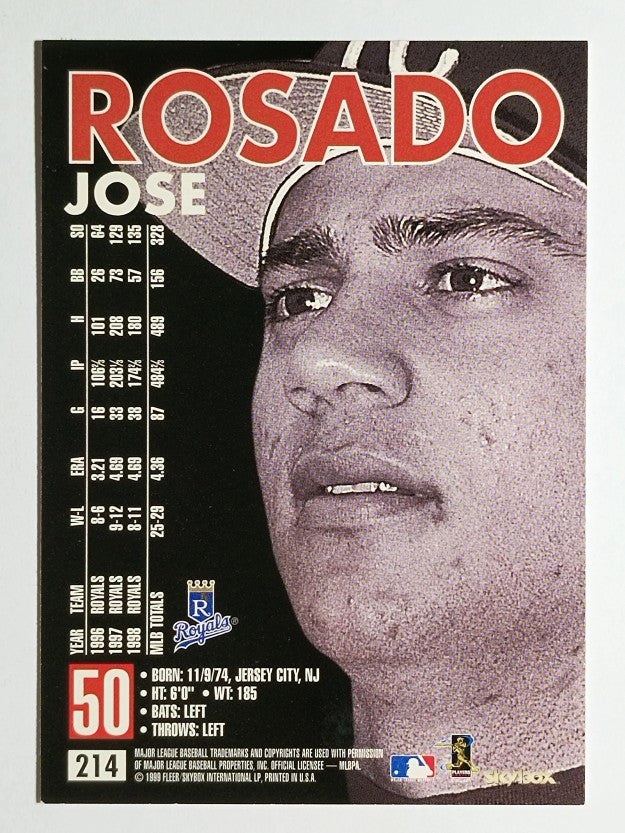 1999 SkyBox Premium #214 Jose Rosado