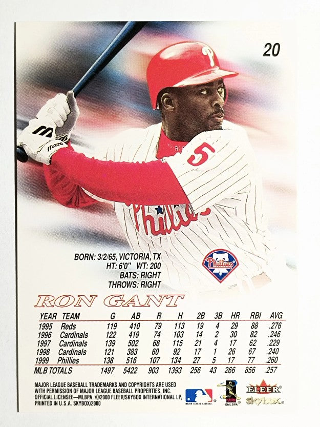 2000 SkyBox #20 Ron Gant