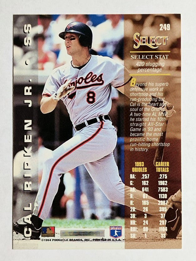 1994 Select #249 Cal Ripken