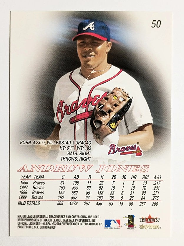 2000 SkyBox #50 Andruw Jones