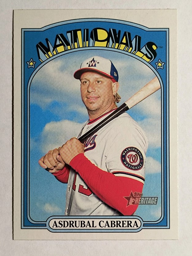 2021 Topps Heritage #66 Asdrubal Cabrera