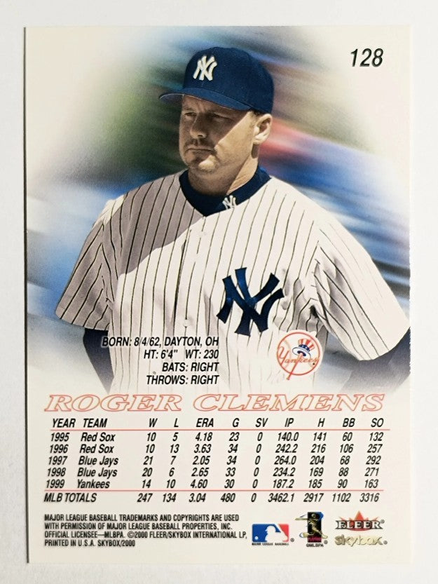2000 SkyBox #128 Roger Clemens