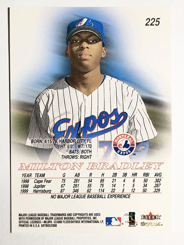 2000 SkyBox #225 Milton Bradley