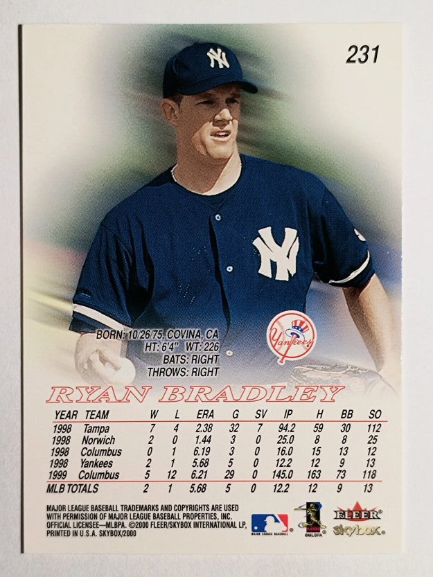 2000 SkyBox #231 Ryan Bradley