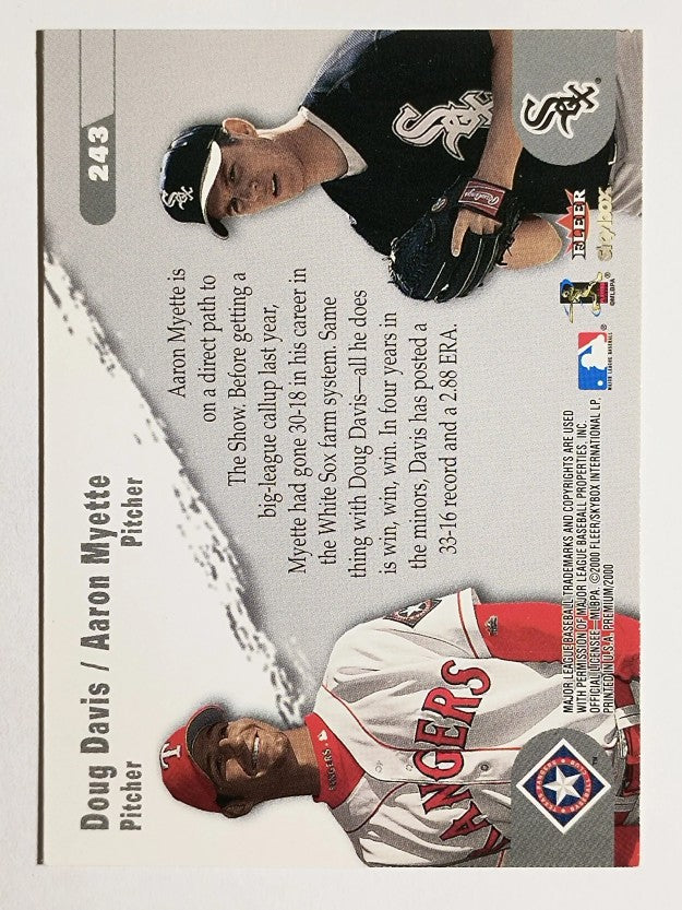 2000 SkyBox #243 Aaron Myette/Doug Davis