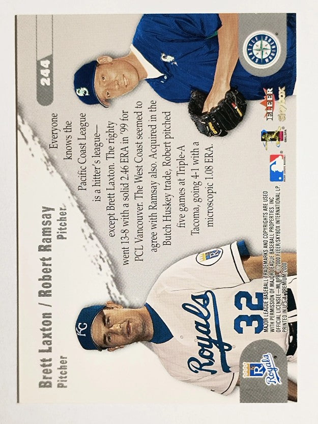 2000 SkyBox #244 Brett Laxton/Robert Ramsay