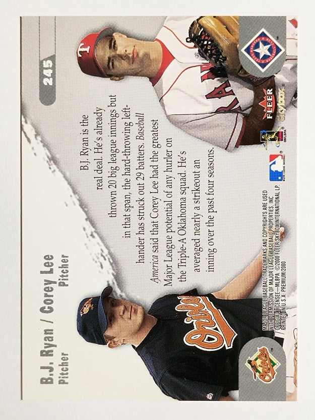 2000 SkyBox #245 B.J. Ryan/Corey Lee