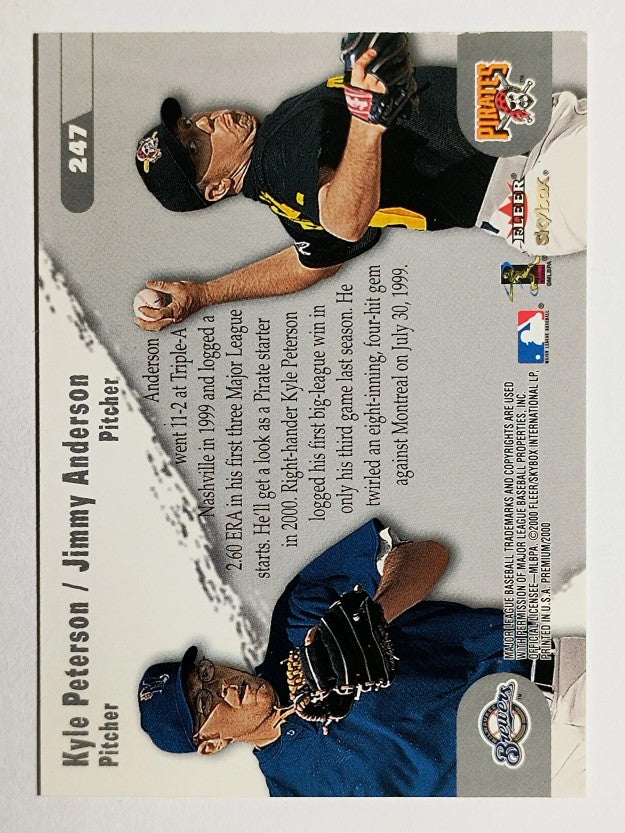 2000 SkyBox #247 Jimmy Anderson/Kyle Peterson