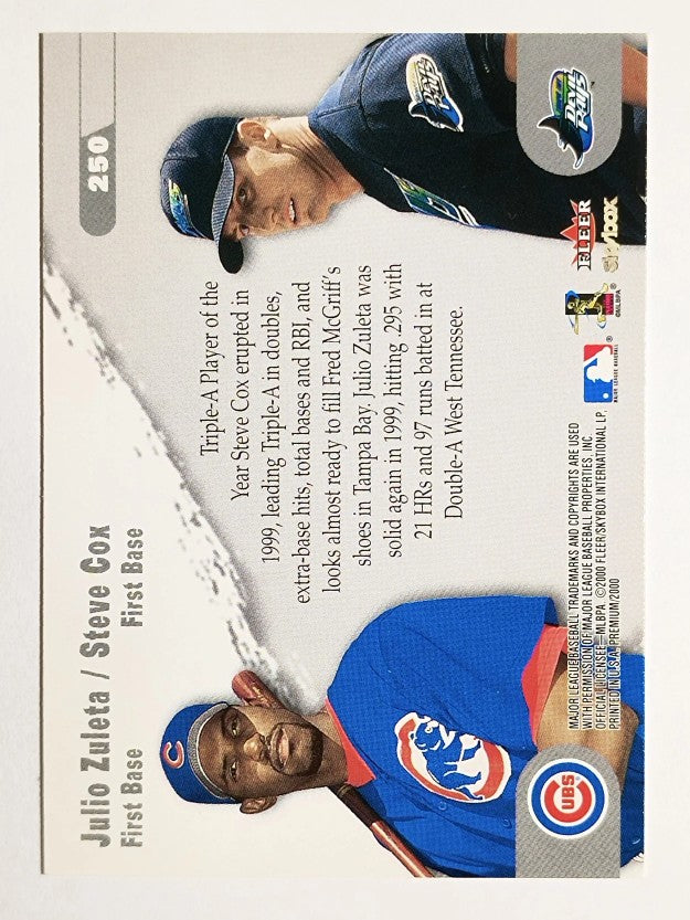 2000 SkyBox #250 Julio Zuleta RC/Steve Cox