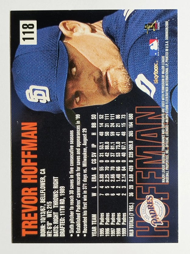 2000 SkyBox Dominion #118 Trevor Hoffman