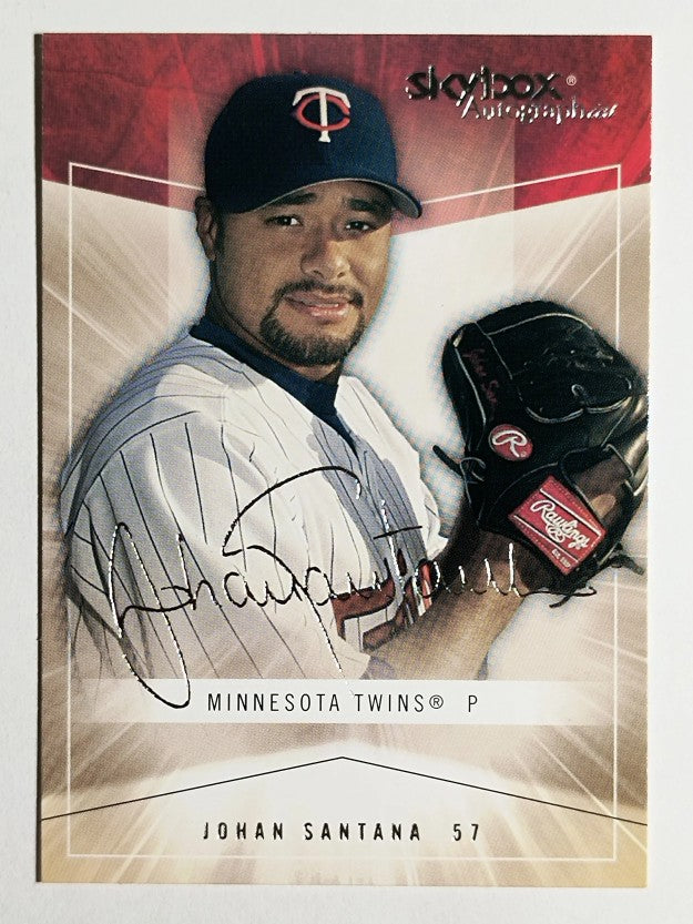 2005 SkyBox Autographics #33 Johan Santana
