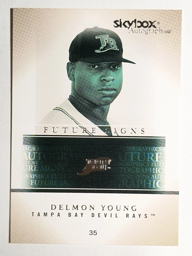 2005 SkyBox Autographics Future Signs #18 Delmon Young