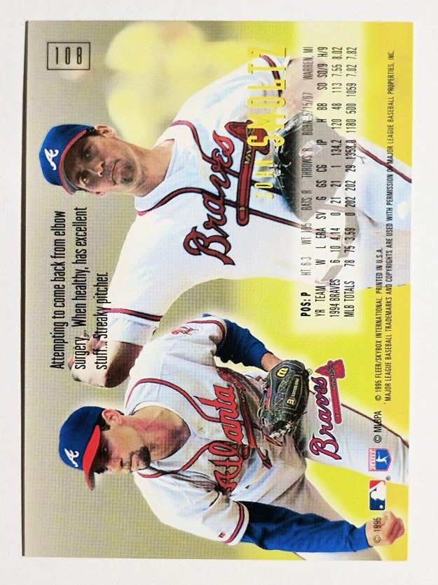 1995 Emotion #108 John Smoltz