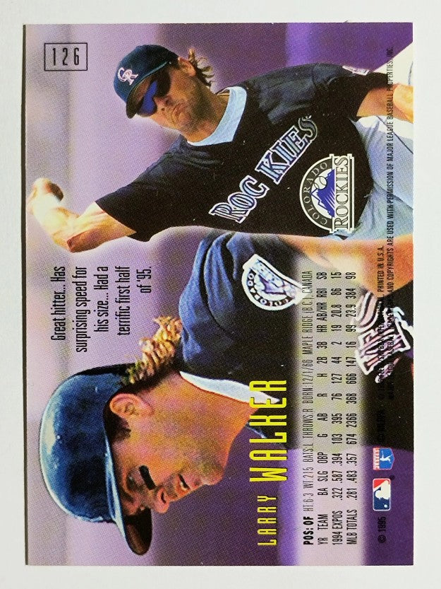 1995 Emotion #126 Larry Walker