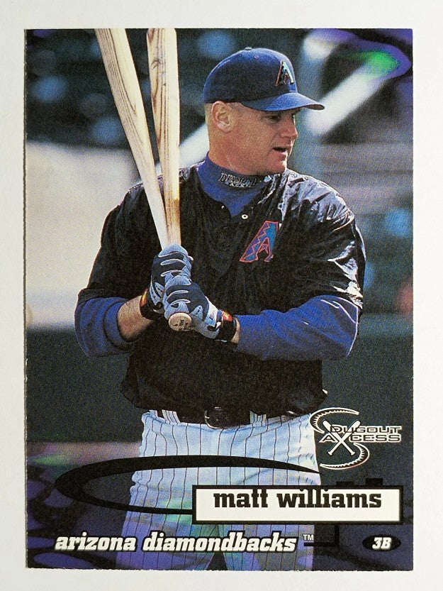1998 SkyBox Dugout Axcess #2 Matt Williams