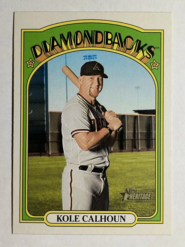 2021 Topps Heritage #75 Kole Calhoun