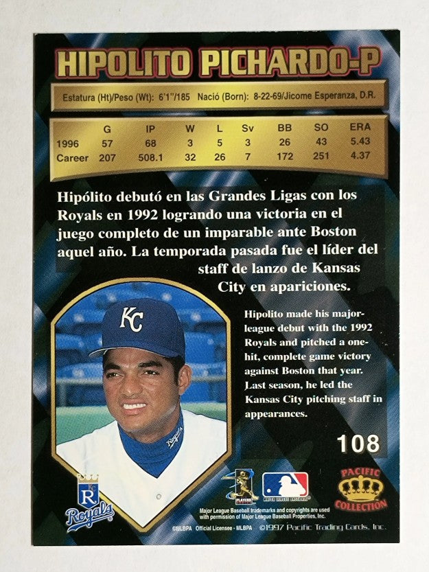 1997 Pacific Silver #108 Hipolito Pichardo