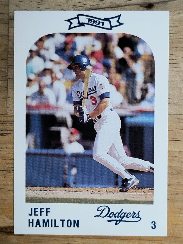 1991 Dodgers Police #3 Jeff Hamilton