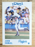 1991 Dodgers Police #10 Juan Samuel
